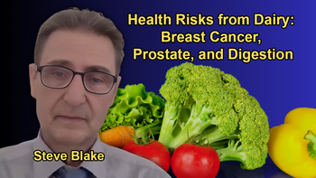 The Increased Risk of Breast Cancer, Prostate Mortality, and Constipation From Dairy Consumption with Steve Blake