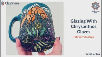 Glazing with Chrysanthos Glazes