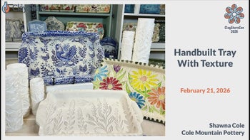 Handbuilt Tray with Texture