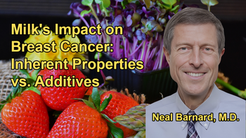 Discussion on Whether Milk's Impact on Breast Cancer Is Due to Inherent Properties or Additives, Concluding It Is Inherent With Dr. Neal Barnard