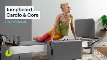Jumpboard Cardio & Core on the Bravo Reformer™