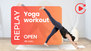 Replay - Yoga workout 45’ - 06/03 - 18:30
