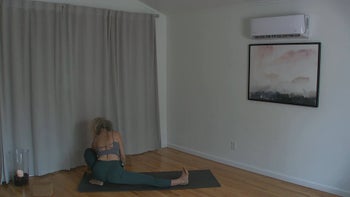 3.2.26 Flow with Iva: Release Constriction of Chest and Side Body *wall space for a backbend and legs up the wall is helpful here but not necessary