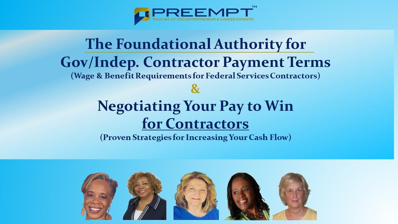 $299.00-Get Paid What You Are Worth: Pay Terms Every Government/Independent Contractor Must Know 