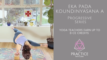 Eka Pada Koundinyasana A | 8.0 CE hours with Yoga Alliance