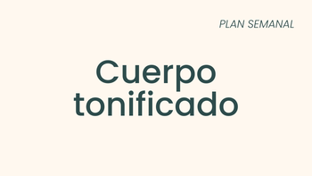Cuerpo Tonificado 