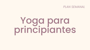 Yoga para principiantes 