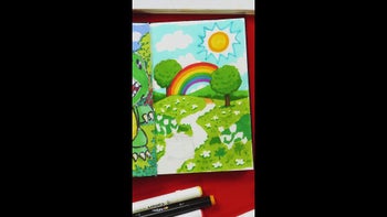 Sketchbook Challenge - Spring Landscape