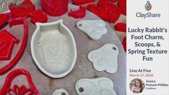 Lucky Rabbit's Foot Charm, Scoops, & Spring Texture Fun