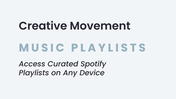 Creative Movement | Music Playlists