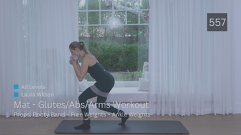 557 - Mat - Glutes/Abs/Arms Workout 