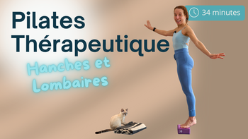 🌿 Pilates Thérapeutique – Hanches & Lombaires