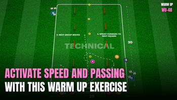 Pass and Sprint Activation | Warm Up (WU-48)