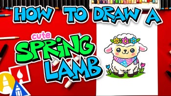 How To Draw A Spring Lamb