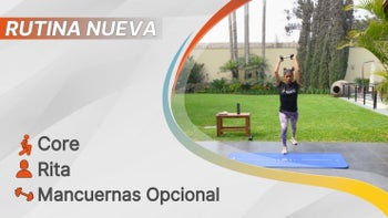 fitsli 365 - 07/04/26 - Rita / Core - Cardio / Sin Implementos - Mancuernas Opcional
