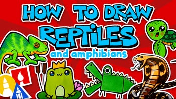 How to Draw Reptiles & Amphibians