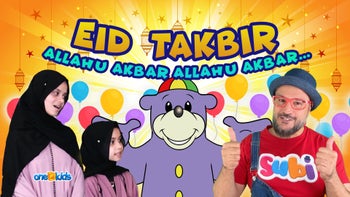 Maryam & Fatima Eid Takbir + Zaky & Subi Eid Song 🌙✨