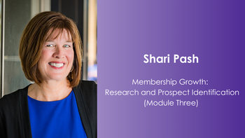 Membership Growth: Research and Prospect Identification (Module Three)