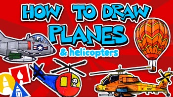 How to Draw Planes & Helicopters
