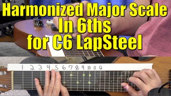 Harmonized Major Scale - 6ths - C6