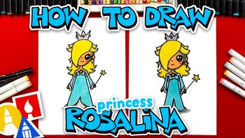 How To Draw Princess Rosalina from Super Mario Galaxy