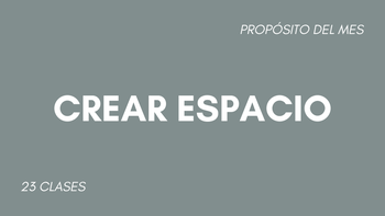 Crear espacio
