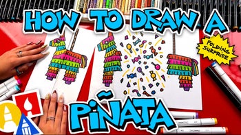 How To Draw A Pinata Folding Surprise