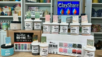 Mayco 2026 Stoneware Glazes with Bonus Speedball Glazes