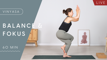LIVE | Samstag 16.05. 10:00 | Balance & Fokus | mit Alina | 60 Min