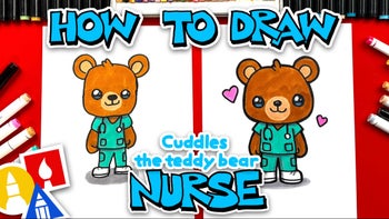 How To Draw Cuddles Teddy Bear Nurse