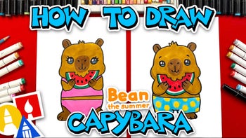 How To Draw Bean The Summer Capybara