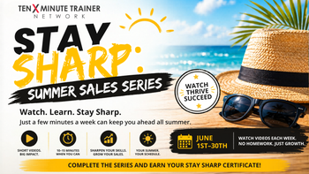 Stay Sharp: Summer Sales Series 
