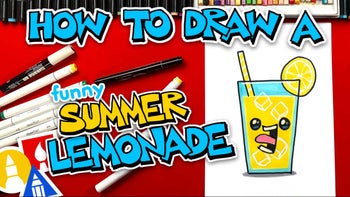 How To Draw Funny Summer Lemonade