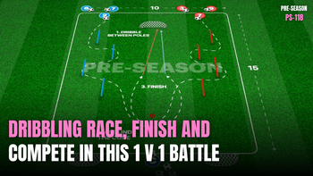 Pre-Season 118: 1 V 1 Dribble and Finish Battle