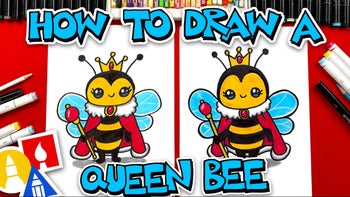 How To Drawn A Queen Bee