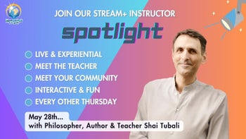 Instructor Spotlight With Shai Tubali 5-28-2026