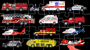 Emergency Vehicles Jigsaw Puzzle