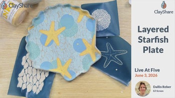Layered Starfish Plate