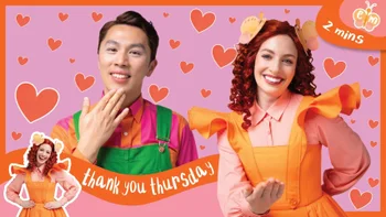 Emma Memma: Thank You Thursday (Auslan) 🖍️🧡🍰⚽️🤟🏻💃