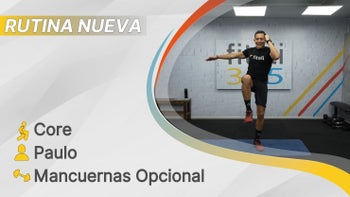 fitsli 365 - 23/07/26 - Paulo / Core - Cardio / Mancuernas Opcional