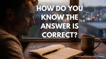 How Do You Know the Answer Is Correct?