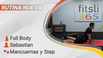 fitsli 365 - 04/08/26 - Sebastian / Full Body - Alto Impacto / Mancuernas y Step