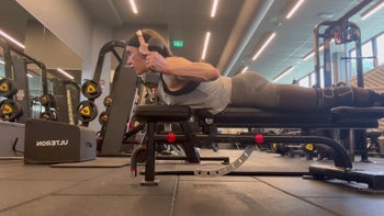 Shoulders Back and forth on bench
