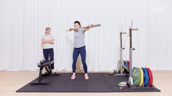 PASS 34. Thrusters och knäböj (treor!)