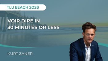 Voir Dire in 30 Mins or Less | Kurt Zaner