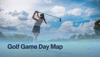 Golf Game Day Map