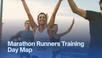 Marathon Runners Training Day Map