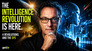 The 4 Revolutions and the 5Ps: A new economic logic. Gerd Leonhard Explains