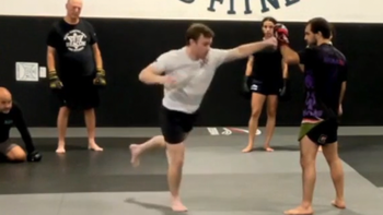 Superman Jab to Double Leg - Muay Thai and MMA Classes with Shane Fazen