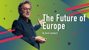 Europe must take back tomorrow: Innovation AND Humanity. Gerd Leonhard's Key 2026 Speaking Topic.